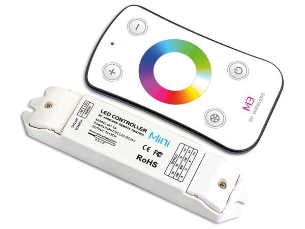 RGB LED CONTROLLER WITH RF REMOTE CONTROLLER CHLSC15 5410329605261; 5410329610494