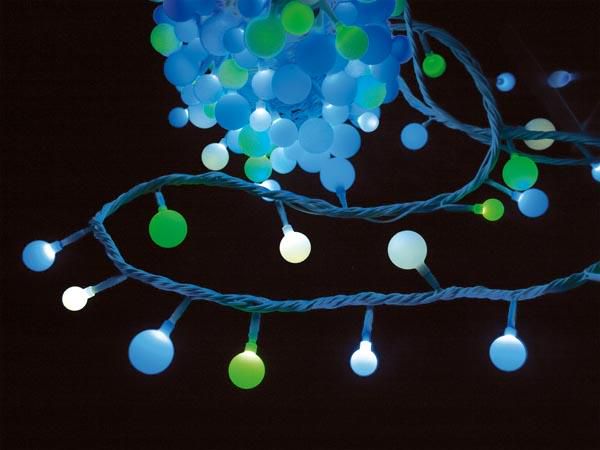 Decolight LED - 6 m - 90 multicolour baubles - transparent wire - modulator - 24 V DCL-XMA06-24V-MC 5420046507991
