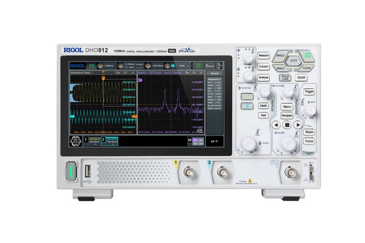 Oscilloscope 100MHz, 1.25GSa/s, 2 channels DHO812