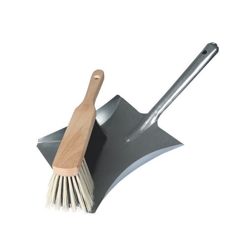 METAL DUST PAN WITH BRUSH DT94001 5410329640842; 5410329650162