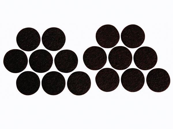 FELT TAPE - ROUND 25 mm - 16 pcs DTF2 5410329405571