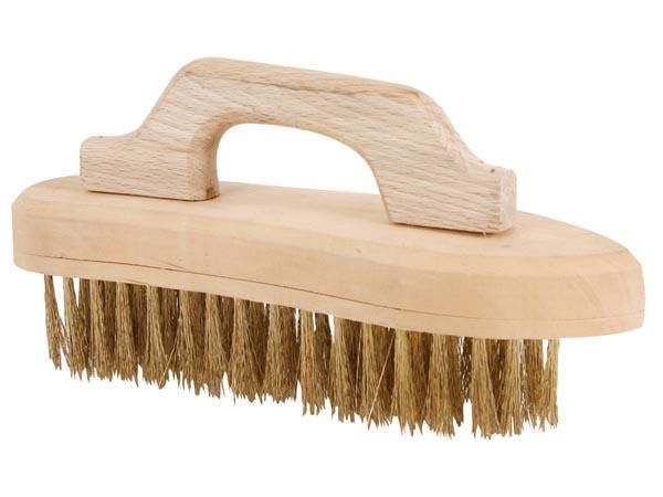 METAL BRUSH - 24 cm - WOODEN HANDLE HBRU5 5410329427962; 5410329494537; 5410329538446