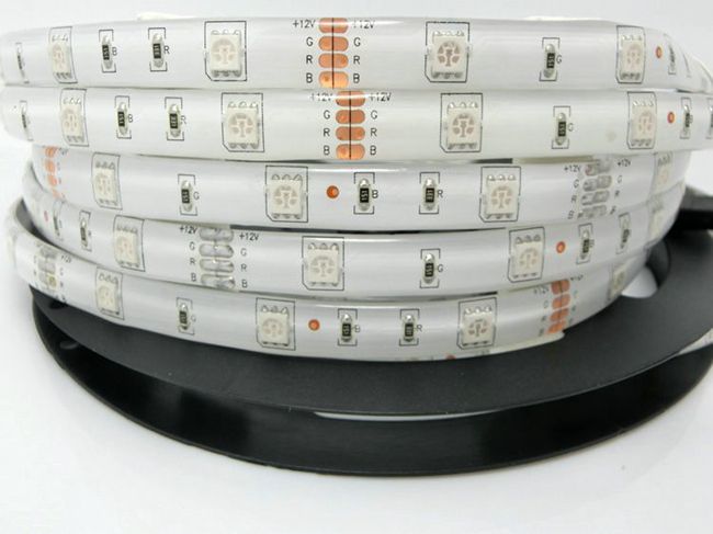 LED strip, 12V 7,2W/m, waterproof, IP65, RGB HM-5050-30-RGBHm