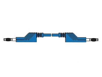 MEASURING LEAD 4mm 50cm / BLUE (MLN-SIL / 1) HM042050 5410329303365; 4002044185657