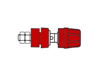 INSULATED 4mm SOCKET WITH CLAW EDGE / RED (PKI 10A) HM2411A 5410329304690; 4002044169862