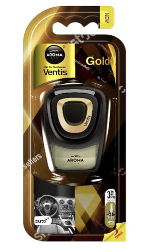 Car air freshener AROMA VENTIS GOLD, Aroma Car 5902846833819