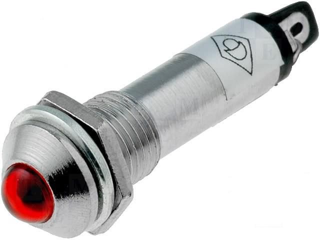 LED lamp 12V Ø8.2mm red IND8-12R-A