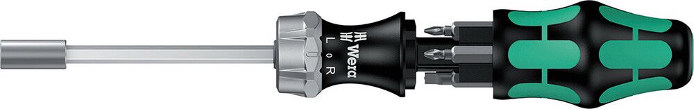 Kraftform Kompakt 27 RA 1 SB, 1 x PH 1x25; 1 x PH 2x25; 1 x PZ 1x25; 1 x PZ 2x25; 1 x 1.0x5.5x25; 1 x 1.2x6.5x25, Wera 05073660001