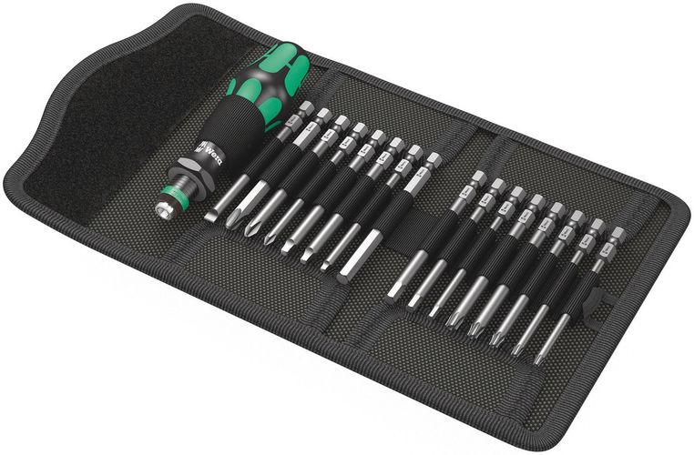 Kraftform Kompakt 60 Imperial, 1 x 1/4"x119; 1 x PH 1x89; 1 x PH 2x89; 1 x PH 3x89; 1 x TX 10x89; 1 x TX 15x89; 1 x TX 20x89; 1 x TX 25x89; 1 x TX 30x89; 1 x 1.0x5.5x89; 1 x 3/32"x89; 1 x 1/8"x89; 1 x 5/32"x89; 1 x 3/16"x89; 1 x # 1x89; 1 x # 2x89; 1 x #  05051042001