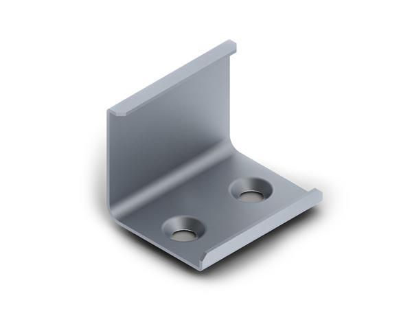 SPRING STEEL MOUNTING BRACKET FOR ALU-45 LED PROFILE - SILVER MC-D2 5410329654474; 5410329654474