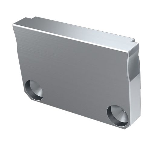 Endcap for LED profile LUMINES SILEDA, grey, without hole PROF-SILEDA-ENDCAP 5903175312518