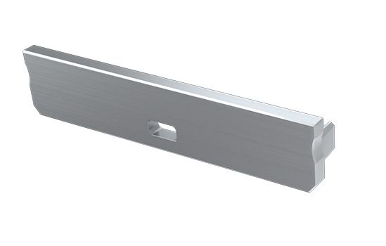 Endcap for LED profile LUMINES SOLIS, grey, with hole PROF-SOLIS-ENDCAPH 5901854778747