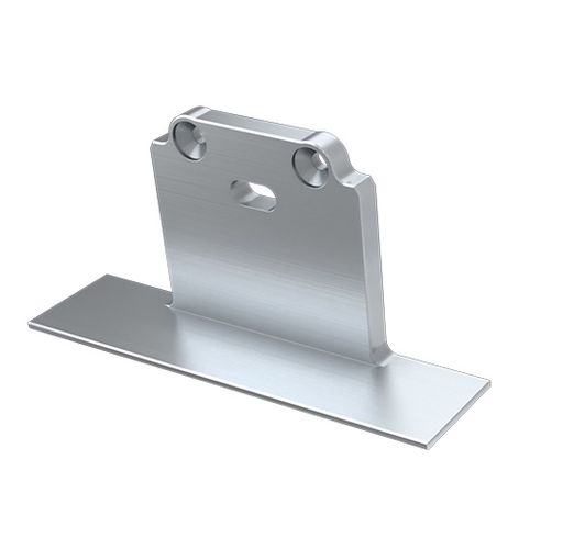 Endcap for LED profile LUMINES SUBLI, grey, without hole PROF-SUBLI-ENDCAP 5903175311429