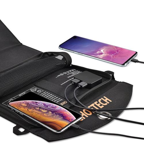 Choetech foldable solar charger 19W solar photovoltaic, 2xUSB 2.4A, 54x26cm SC001 6971824970470