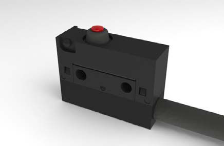 Snap switch; ON-(ON) nonfixed; 3pins. 3A/250VAC SPDT 20x17.5x6.4mm; with 50mm long wires, IP67, without lever HIGHLY SR-00C