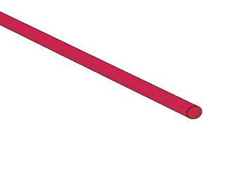 SHRINKABLE TUBE 2.4mm - RED - 50 PCS STB24R 5410329451707; 5410329544263