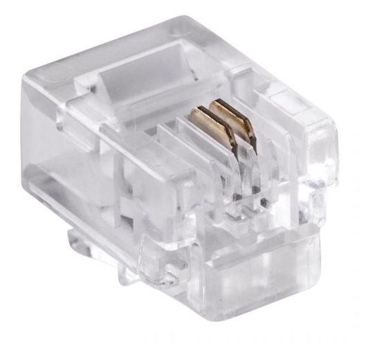 Modular Male Connector RJ11 (6P2C) TF-WM6P2C 5900804022916; 5901436719403