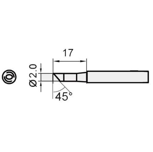 Replacement Tip For 2C type (I.D.:4.0mm, O.D.:6.3mm) 5SI-216N-2C