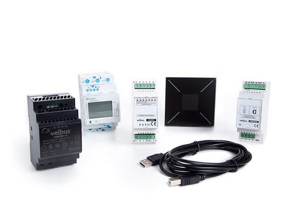 Velbus Energy Monitoring Set (Black) VMBEMS1B 5410329755133; 5410329755133