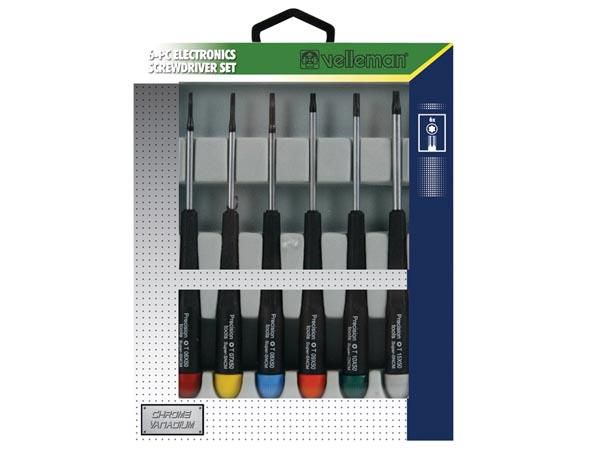 6-PC ELECTRONICS SCREWDRIVER SET ('STAR') VTSET30 5410329431433