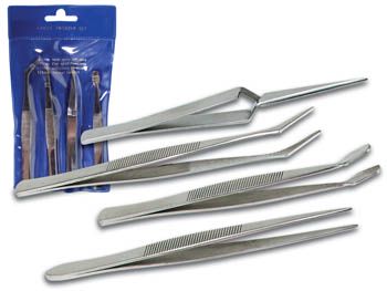 SET OF 4 TWEEZERS VTTWSET 5410329699079