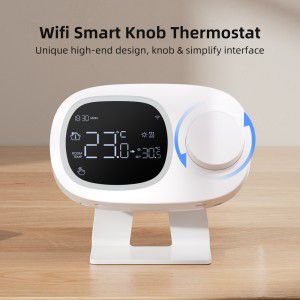Smart, portable thermostat for boiler or thermo valves, Wi-fi TUYA + RF WT-598-WIFI-RF 6976037361992