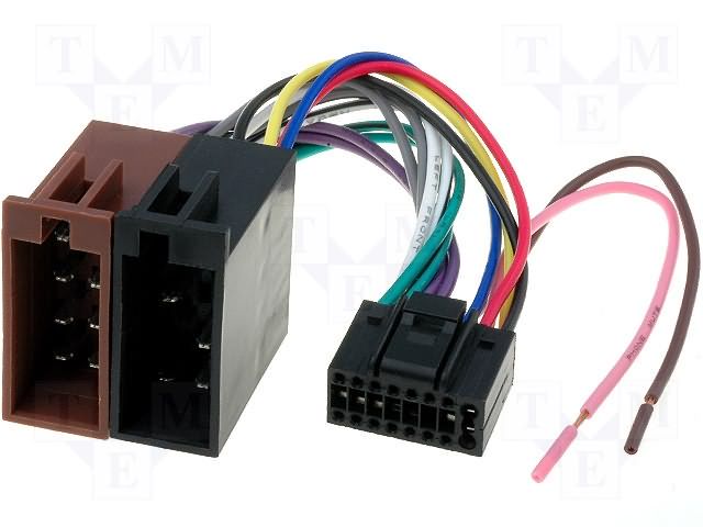 Connector; ISO; JVC; PIN: 16 4CARMEDIA ZRS-76