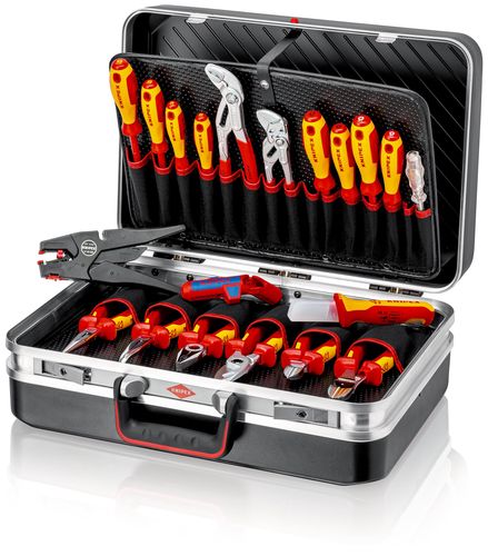 KNIPEX 00 21 20 Tool Case "Vision24" Electric 20 parts 180 mm 00 21 20 4003773052166