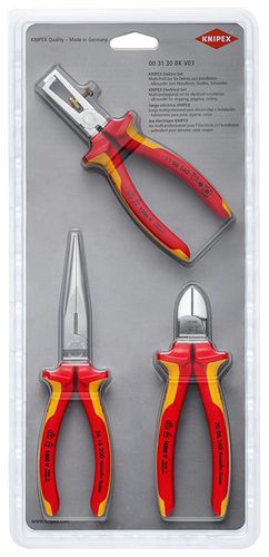 KNIPEX 00 31 30 BK V03 Electrical Set   00 31 30 BK V03 4003773087885