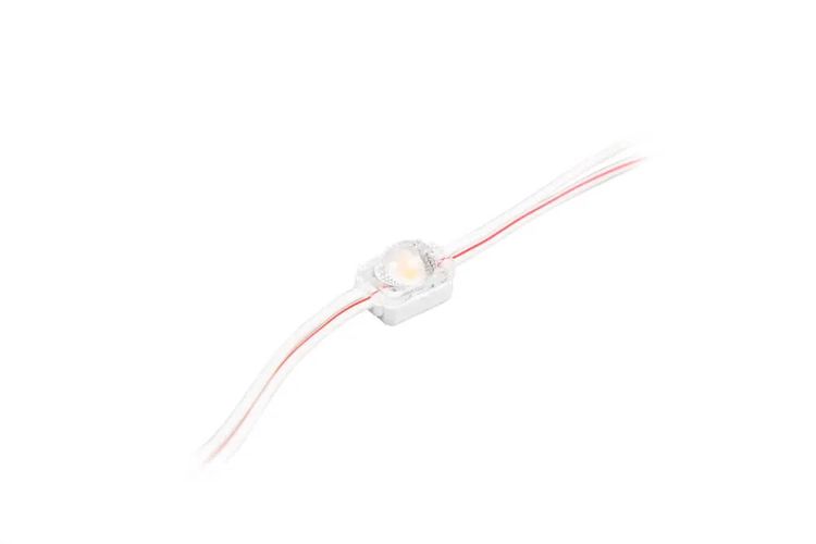 Светодиодный модуль, 12Vdc, 0,24W, AXS-1, 25lm, 3000K, асимметричная линза - 183 ° x 142 °, IP67, BERGMEN 01-001-064-02 5903268411852