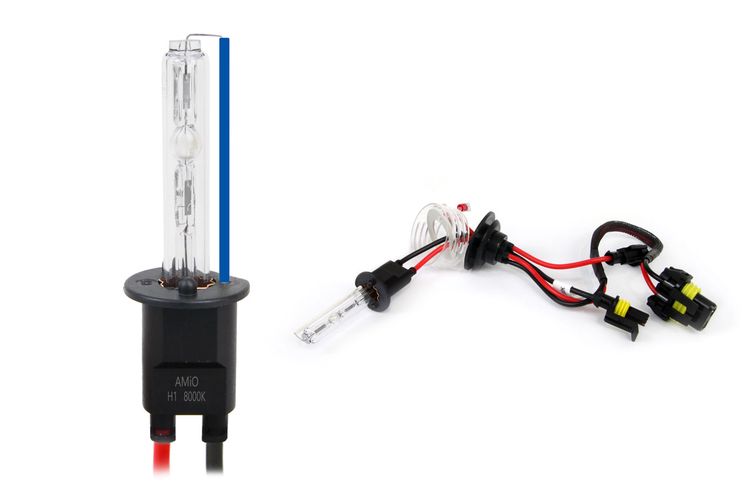 Xenon Bulb Type H1 8000K AMiO, AMiO 5903293014189
