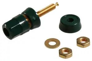 BINDING POST, 30A, #10-32, STUD, GREEN BP30-10GN-B PKG