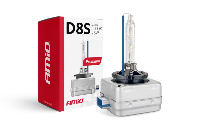 Xenon Bulb D8S 5000K AMiO PREMIUM, AMiO 5903293023952