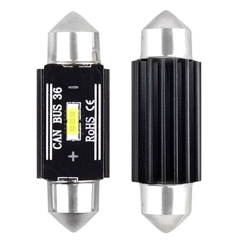 LED CANBUS 1860 1SMD UltraBright Festoon C5W C10W C3W 36mm White 12V/24V, AMiO 5903293024423