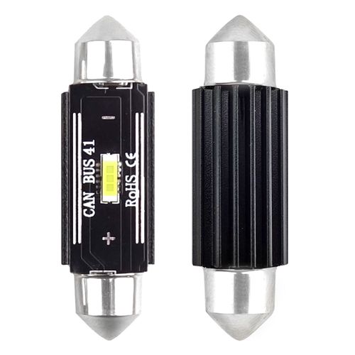 LED CANBUS 1860 1SMD UltraBright Festoon C5W C10W C3W 41mm White 12V/24V, AMiO 5903293024447