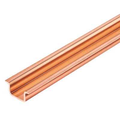 Terminal rail, without slot, Accessories, 35 x 15 x 35 mm, Copper, untreated Weidmuller 0270100000 04008190105136