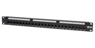 PATCH PANEL, RJ45, CAT6/6A, 24PORT, 1U N254-024