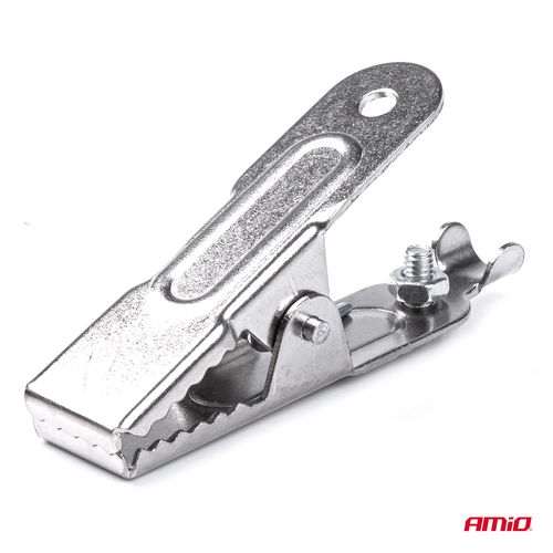 Crocodile clips 2 pcs 25A 75mm AMIO-03046 5903293030462