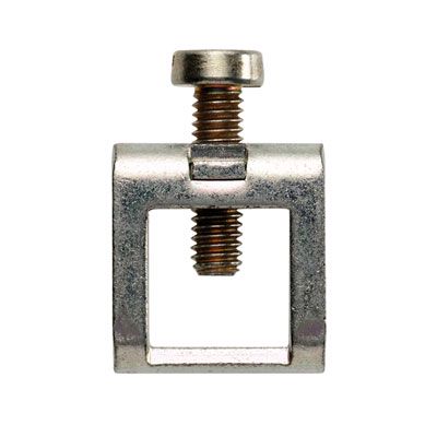 Accessories, Clamping yoke for busbar, Rated cross-section: Clamping yoke, Feed-through (bushing) Weidmuller 0316600000 04008190145989