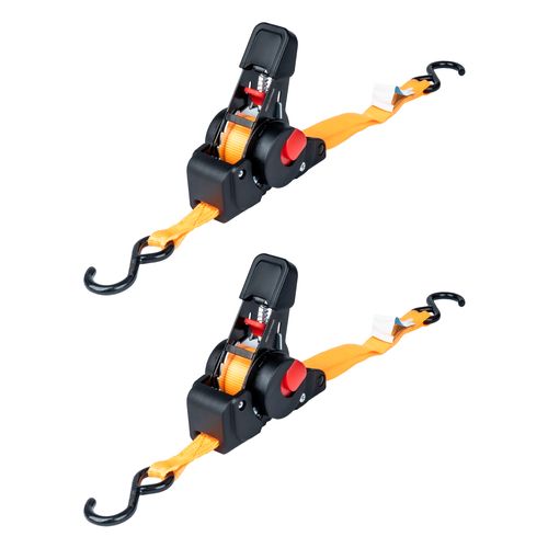 Automatic ratched tie down 100/200kg 18mm 2m S-TYPE AMIO-03323, AMiO 5903293033234