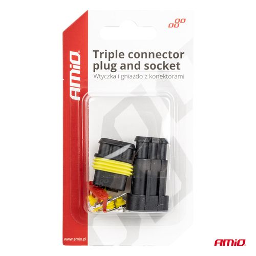 Ühenduspistikute ja pistikupesade komplekt AMIO-03519 AMIO-03519 5903293035191