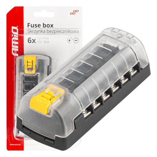 Fuse box 6 sockets AMIO-03836, AMiO 5903293038369