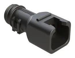 BACKSHELL, PLUG CONN, 4POS, 180DEG, BLK ATBS-263-0405