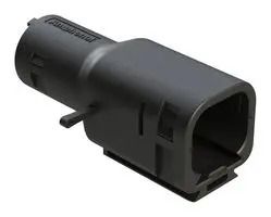BACKSHELL, RCPT CONN, 4POS, 180DEG, BLK ATMBS-027-0405