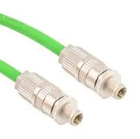 SENSOR CORD, M12 PLUG-M12 PLUG, 6.6FT TRGPA404-2M