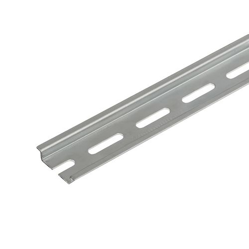 Terminal rail, with slot, Accessories, 35 x 7.5 x 35 mm, Slit width: 5.20 mm, Slit length: 25.00 mm, Steel, galvanic zinc plated and passivated Weidmuller 0514500000 04008190046019