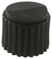 ROUND FLUTED CONTROL KNOB, 6.35MM 11K5014-KCNB.