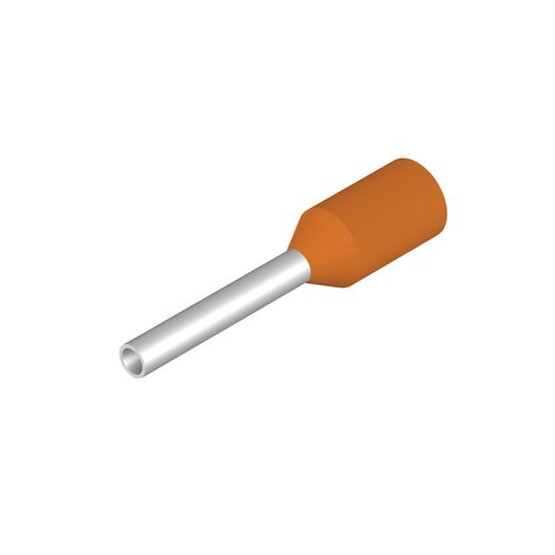 Wire end ferrule, insulated, 0.5 mm², Stripping length: 10 mm, orange Weidmuller 0690700000 04008190015770