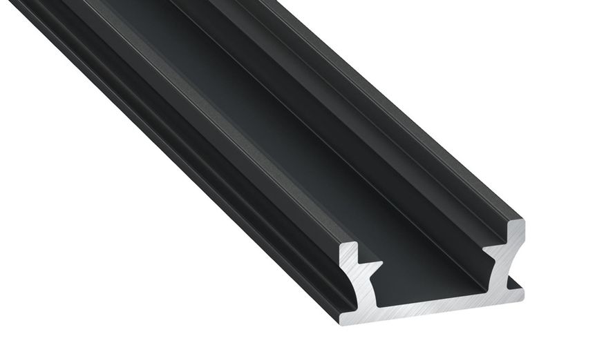 LED prfile LUMINES type TERRA black lacquered 2,02m 10-0000-51