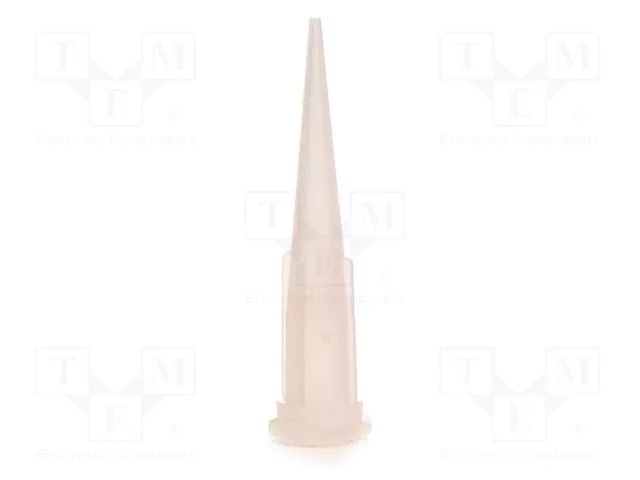 Needle: plastic; 1.25"; Size: 27; straight; UV block; polypropylene METCAL 927125-DHUV